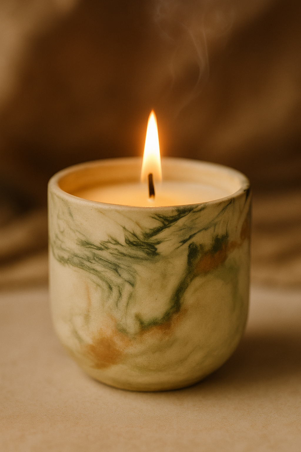 Le Havre - Chandelle de protection, sauge & eucalyptus