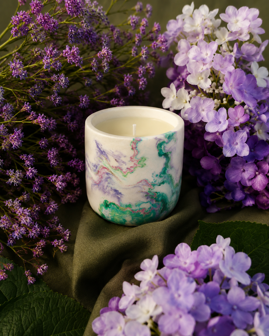 Essence du Printemps — Chandelle florale lilas & jasmin